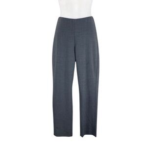 Antonio Melani gray flat front elastic waist ankle pants 2